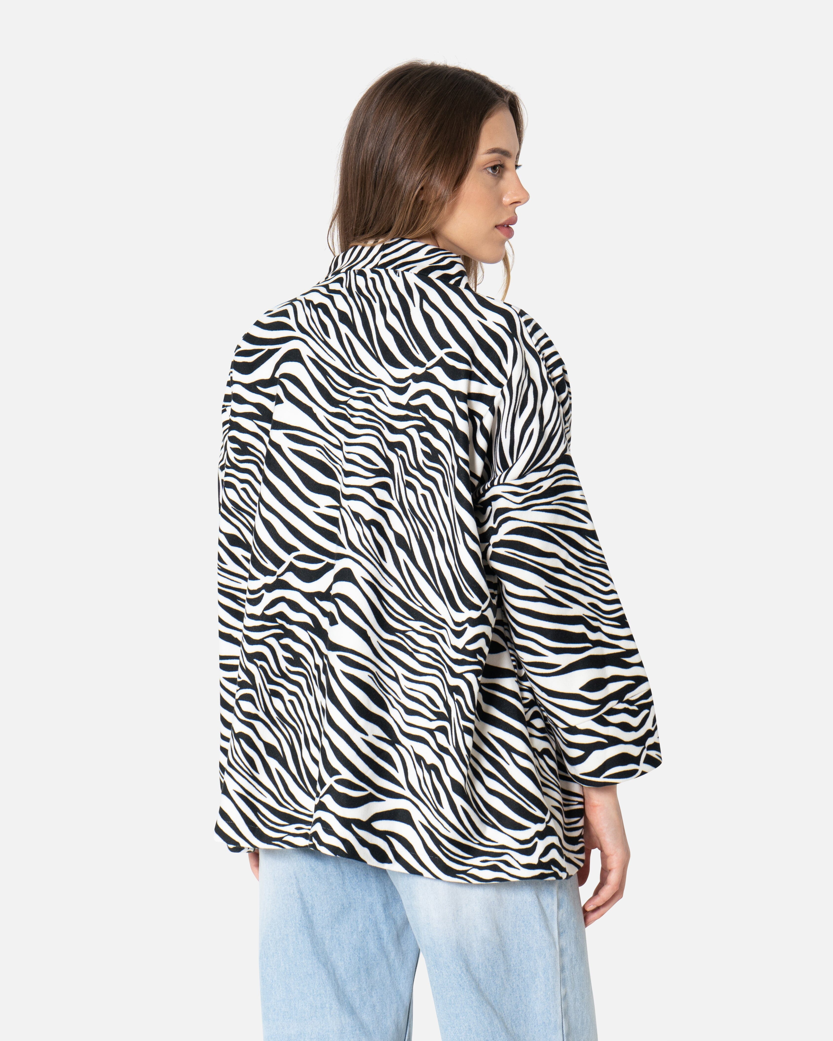 All Zebra - Cardigan Oversized Cardigan TheMakeovr 