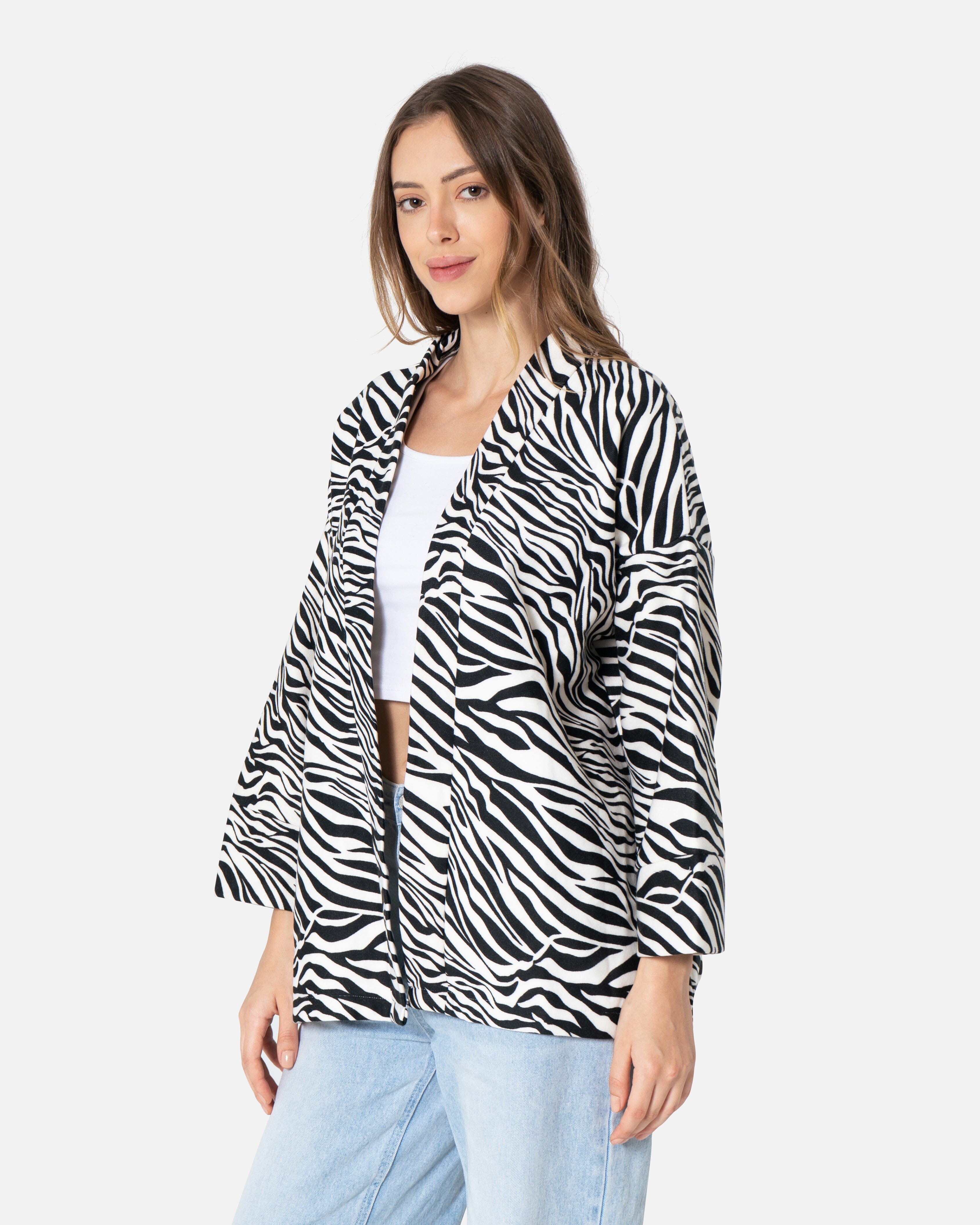 All Zebra - Cardigan Oversized Cardigan TheMakeovr 