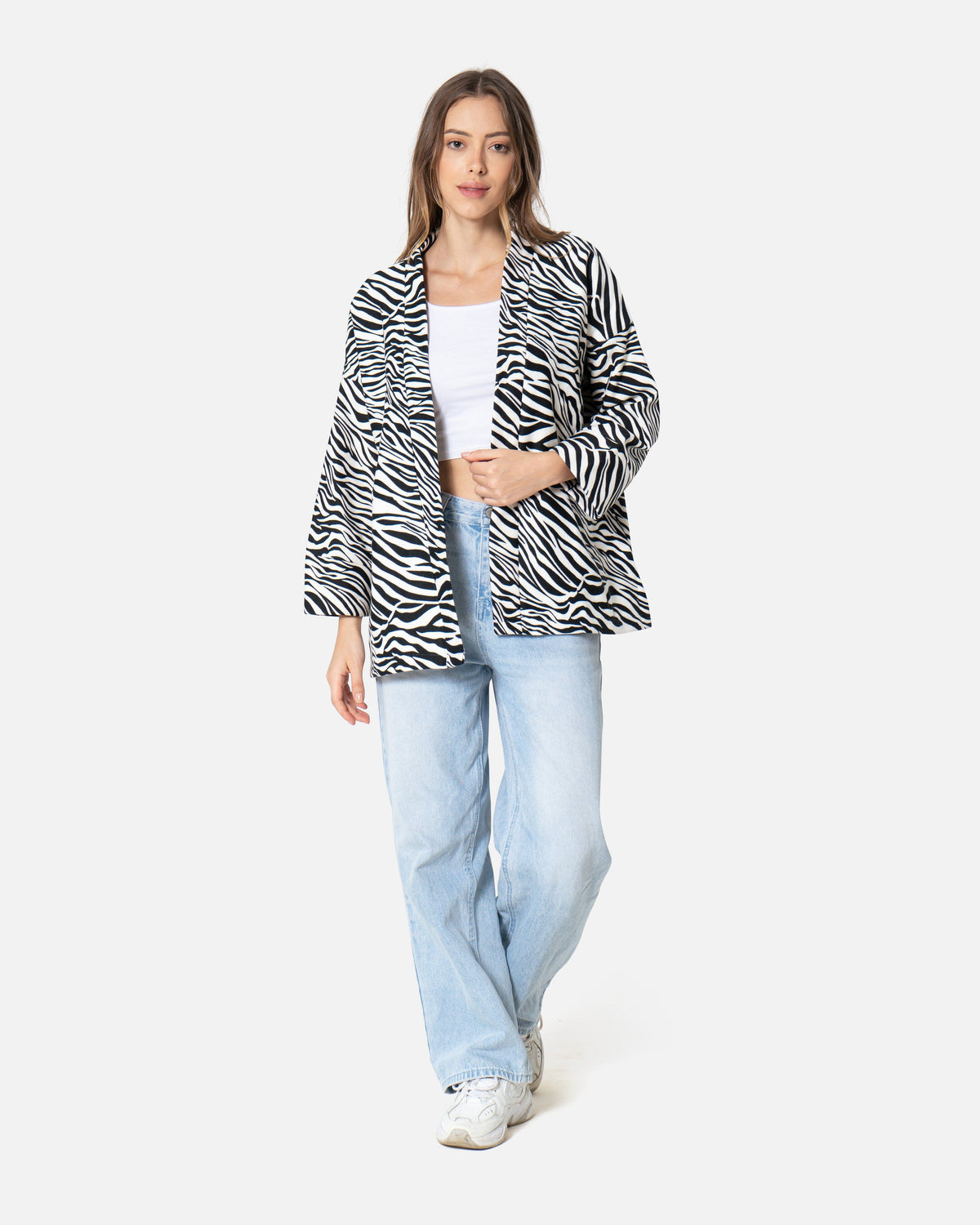 All Zebra - Cardigan Oversized Cardigan TheMakeovr 