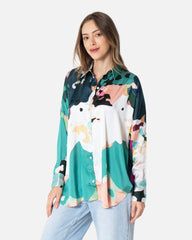 Balmy - Satin Shirt Satin Shirts TheMakeovr 