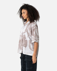 Beige Fluky - Oversized Boyfriend Shirt Boyfriend Shirt TheMakeovr 