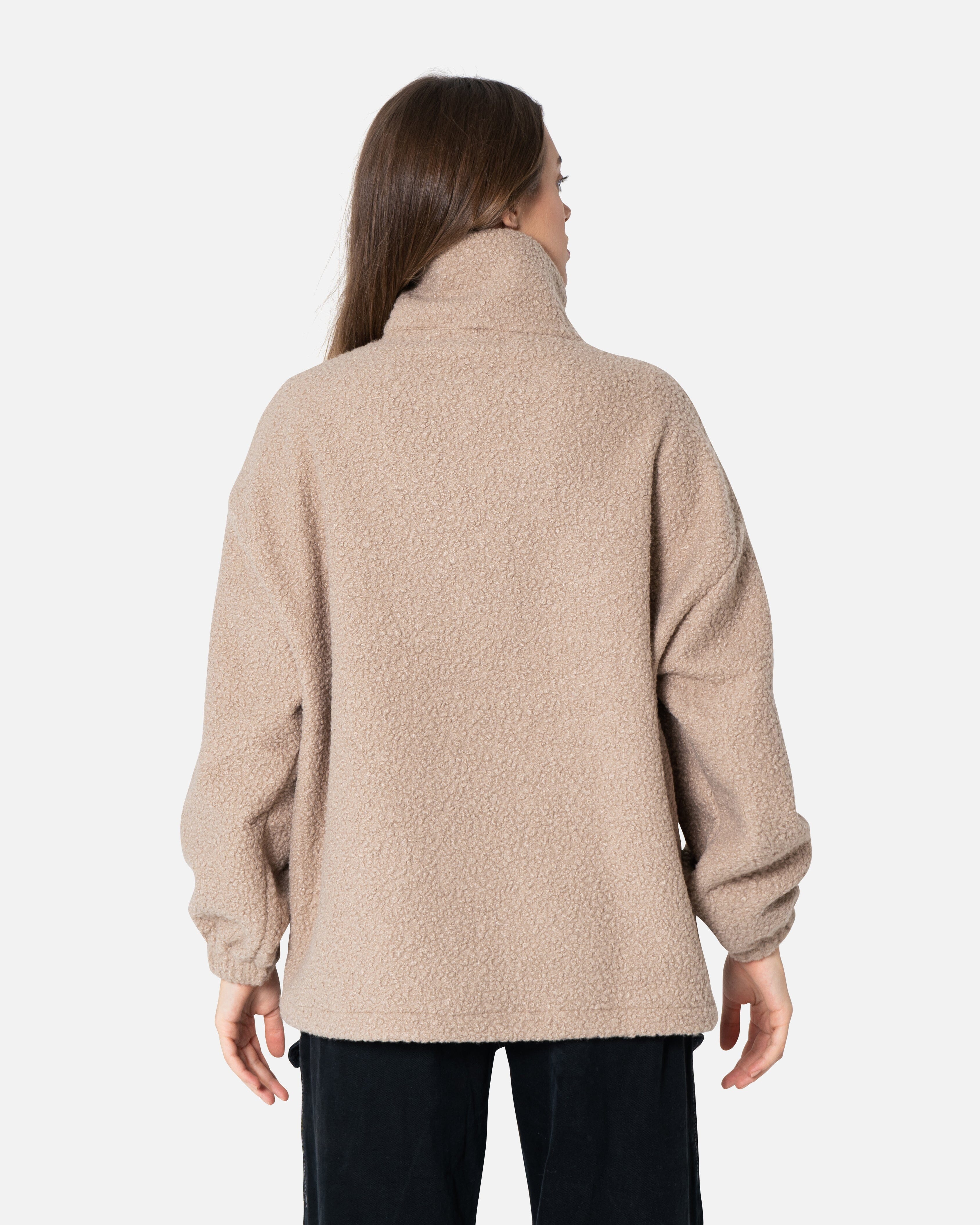 Beige - Fur Sweater Fur Sweater TheMakeovr 