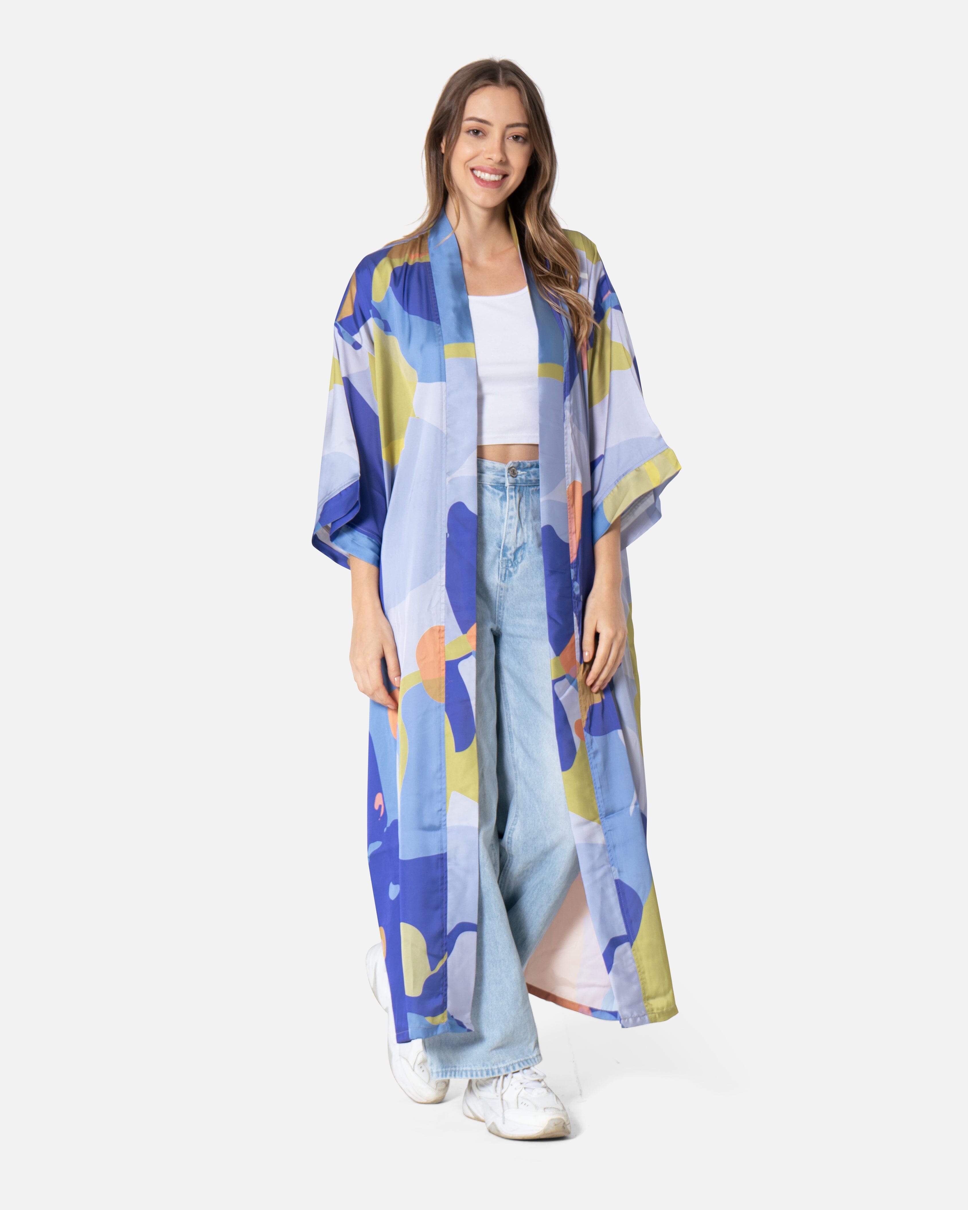 Berry - Satin Kimono Satin Kimonos TheMakeovr 