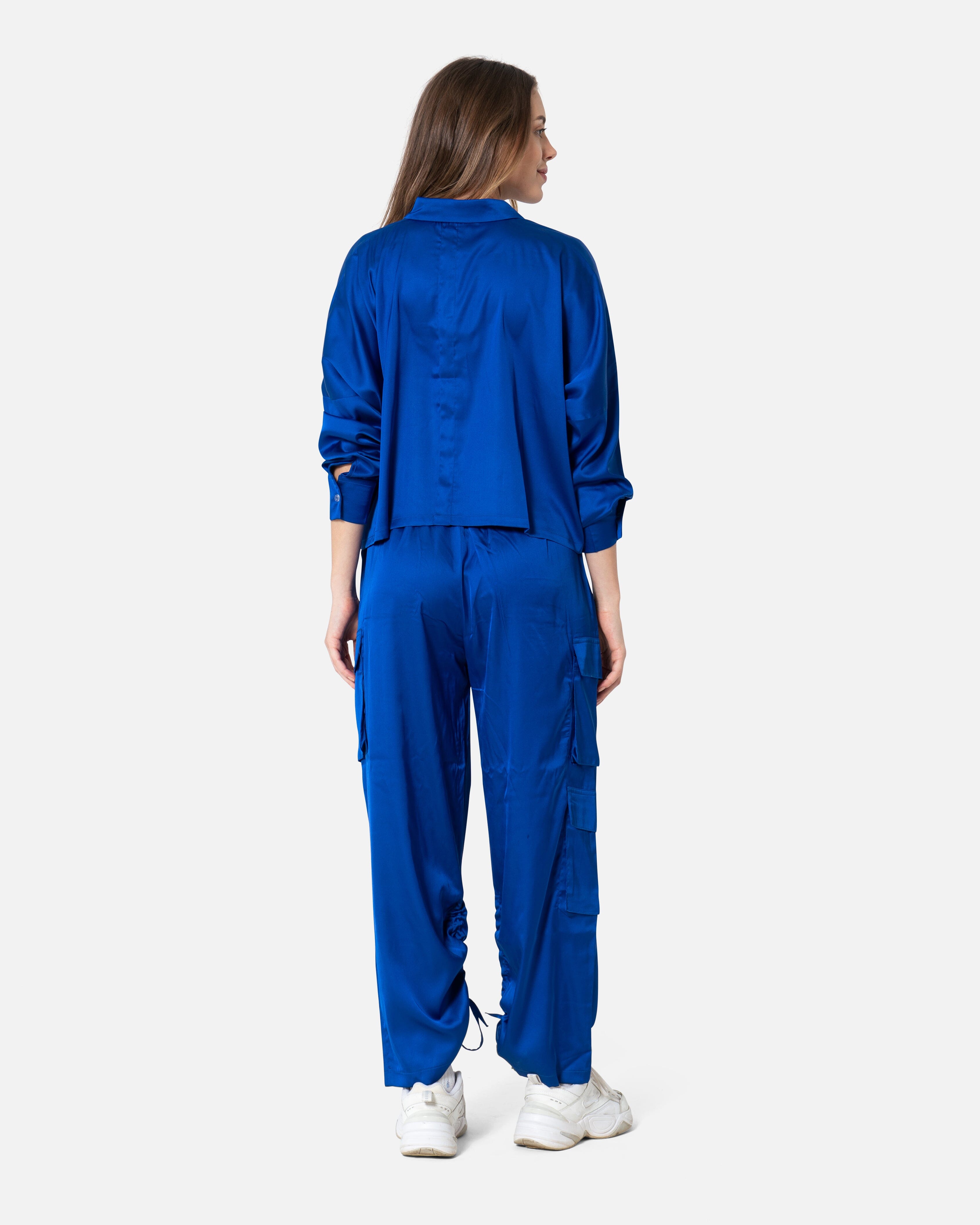 Blue - Satin Set TheMakeovr 