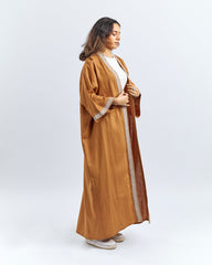 Camel - Linen Blend Kimono Linen Blend Kimonos TheMakeovr 