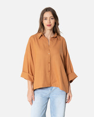 Camel - Linen Shirt TheMakeovr 