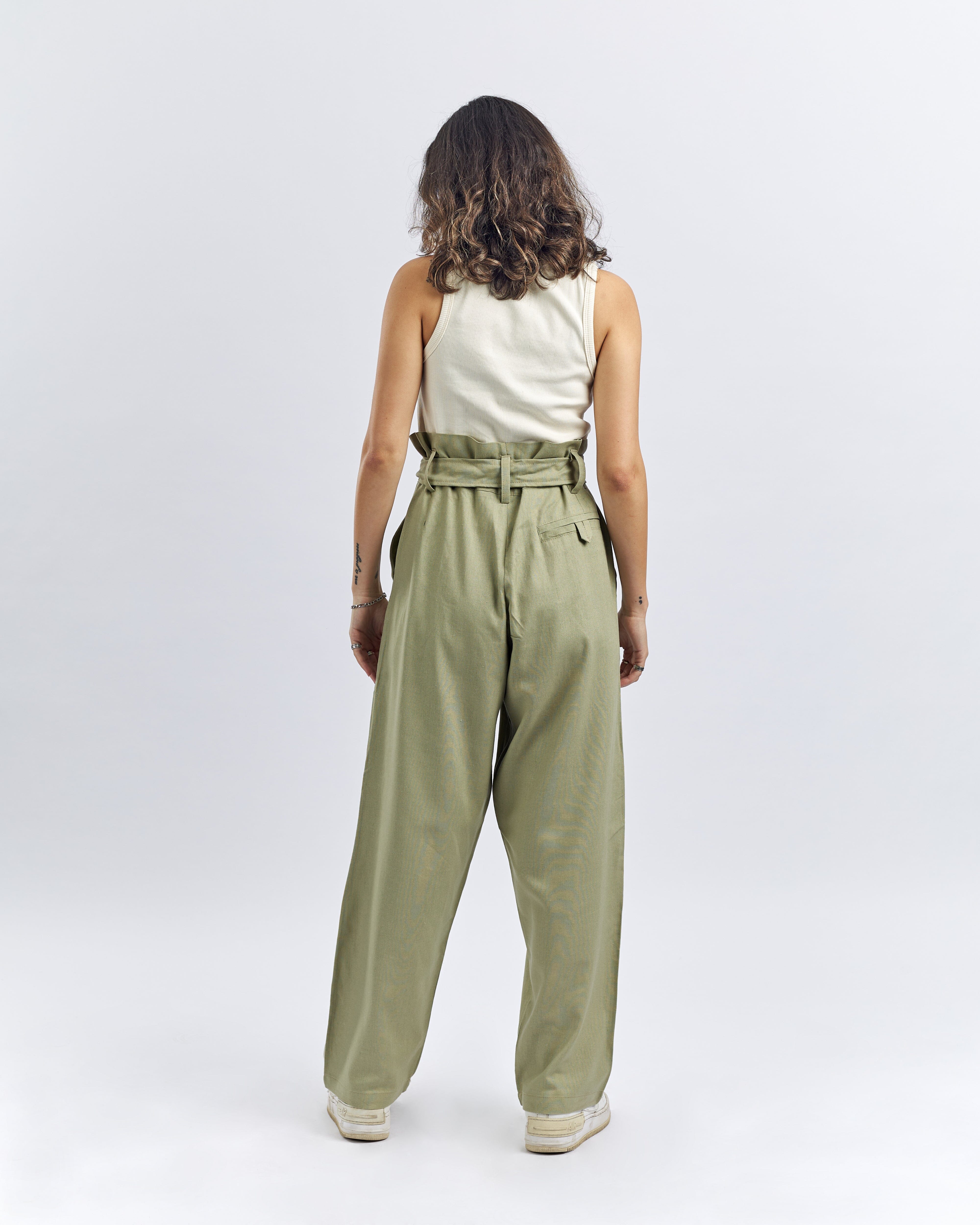 Frosty Green - Linen Pants TheMakeovr 