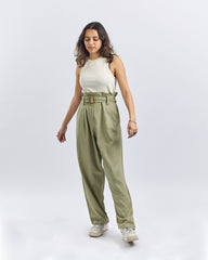 Frosty Green - Linen Pants TheMakeovr 