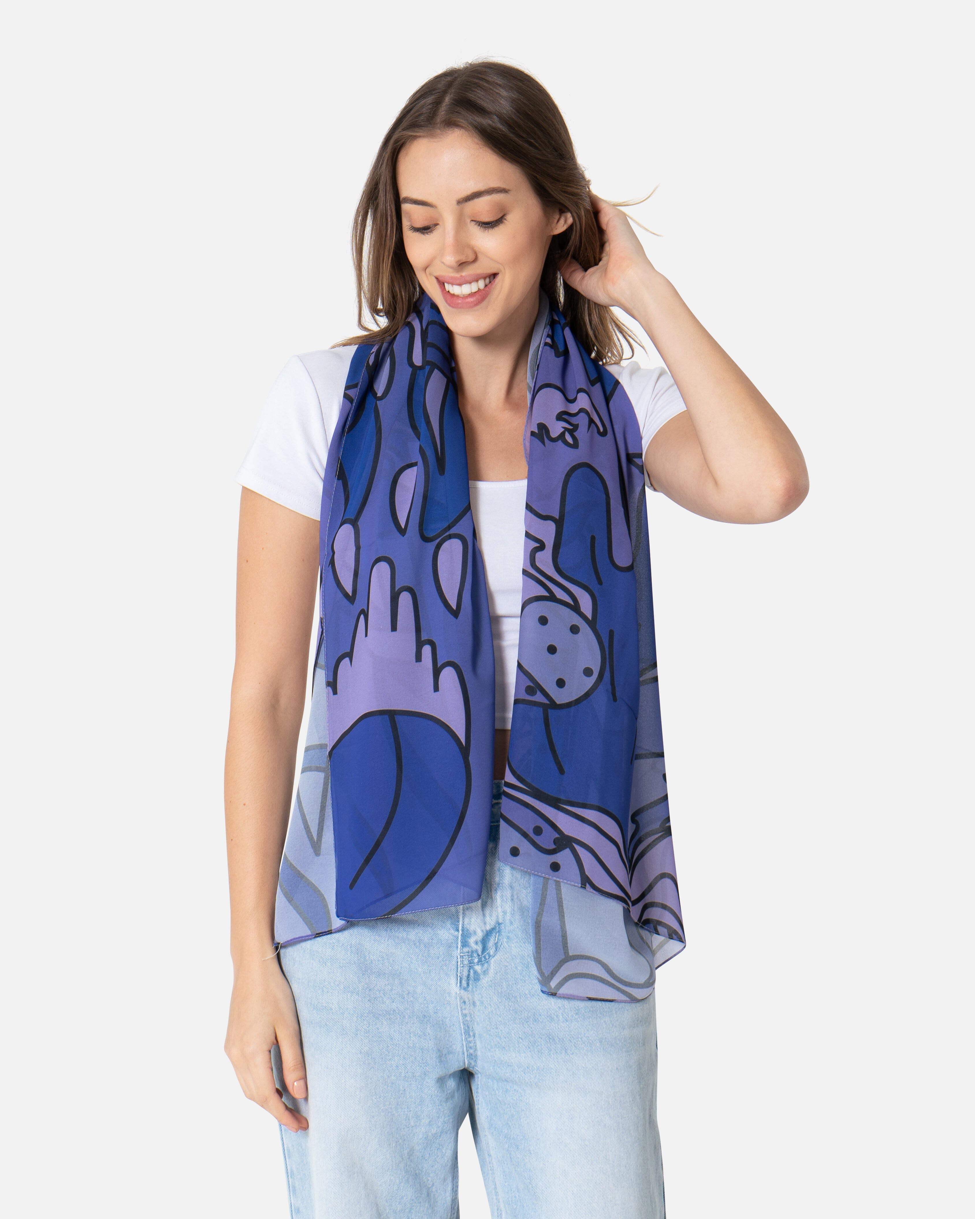 Grape - Scarf x Cover Up Cover Up TheMakeovr 