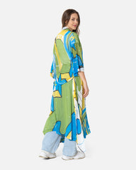 Greens - Chiffon Kimono Kimono TheMakeovr 