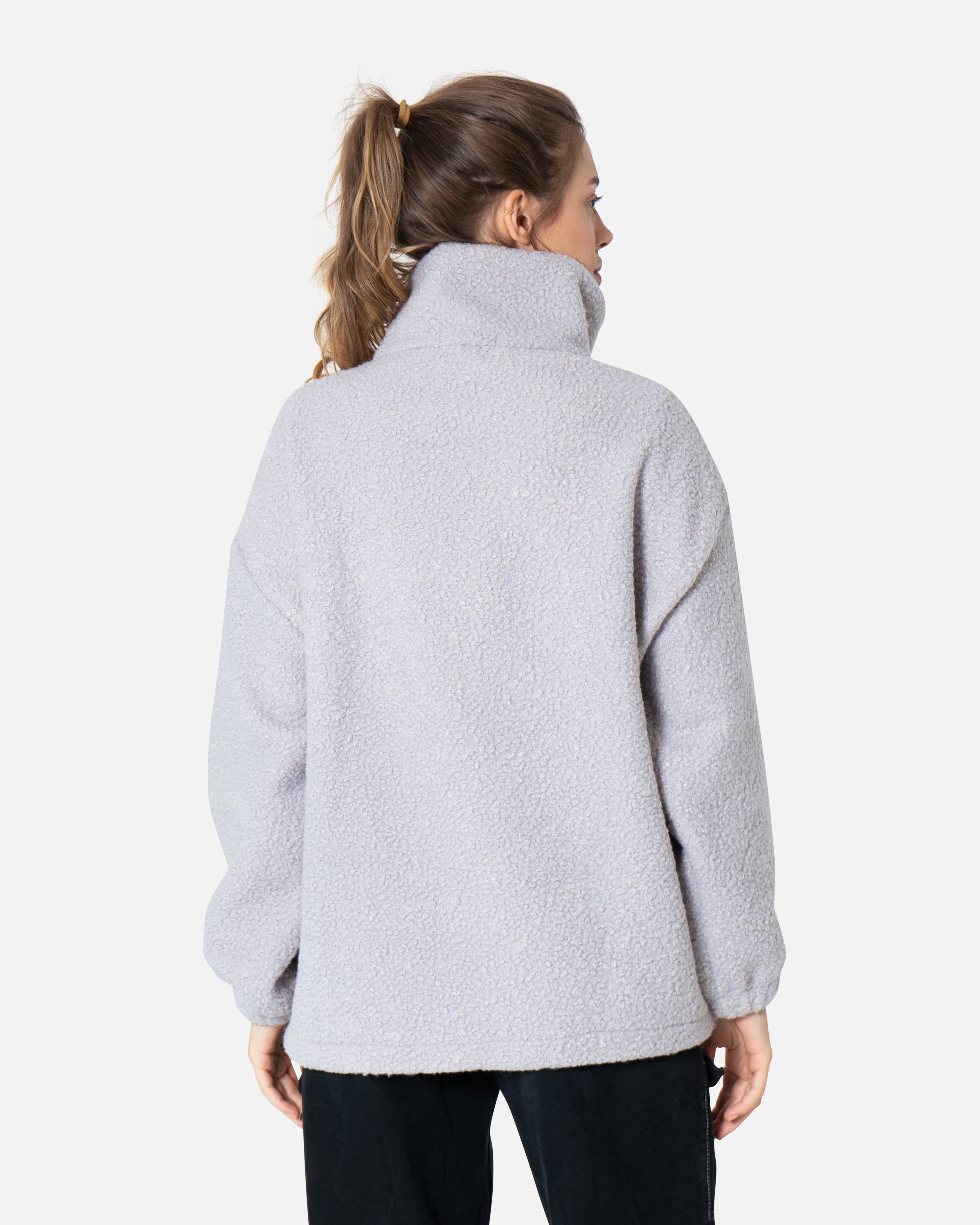 Grey - Fur Sweater Fur Sweater TheMakeovr 