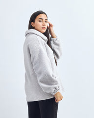 Grey - Fur Sweater TheMakeovr 
