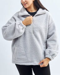 Grey - Fur Sweater TheMakeovr 