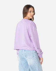 Light Purple - Basic Sweatshirt Cropped Sweatshirts TheMakeovr 