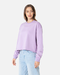 Light Purple - Basic Sweatshirt Cropped Sweatshirts TheMakeovr 