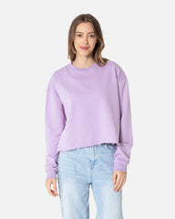 Light Purple - Basic Sweatshirt Cropped Sweatshirts TheMakeovr 