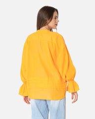 Mango - Ruffle Sleeve Blouse Blouse TheMakeovr 