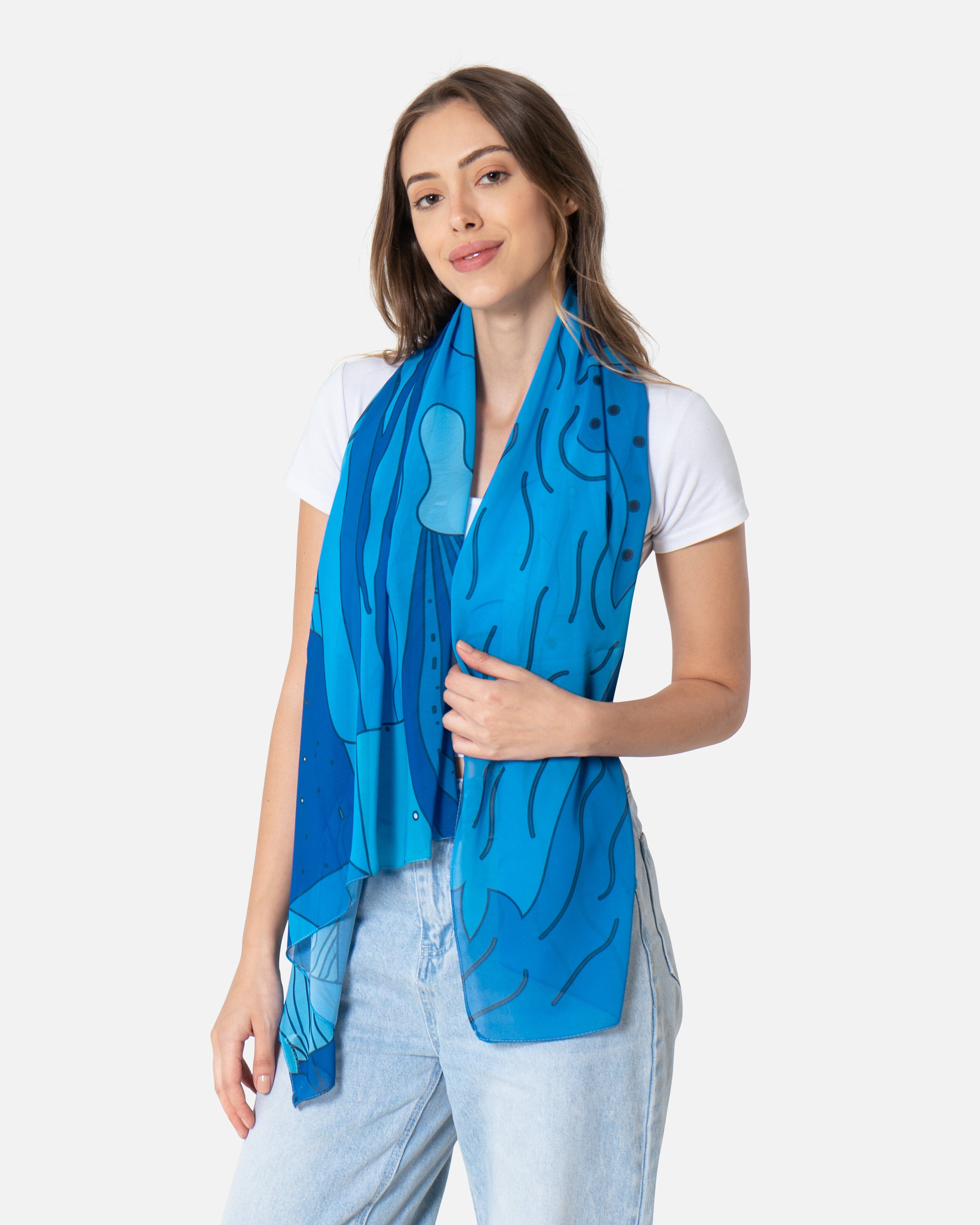 Ocean - Scarf x Cover Up Cover Up TheMakeovr 