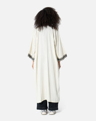 Off White - Linen Blend Kimono Linen Blend Kimonos TheMakeovr 