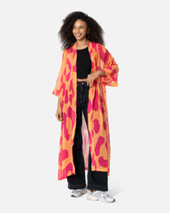 Pink Giraffe - Chiffon Kimono Kimono TheMakeovr 