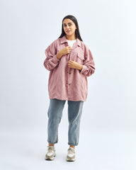 Powder - Corduroy Shirt Oversized Long Sleeve Shirt TheMakeovr 