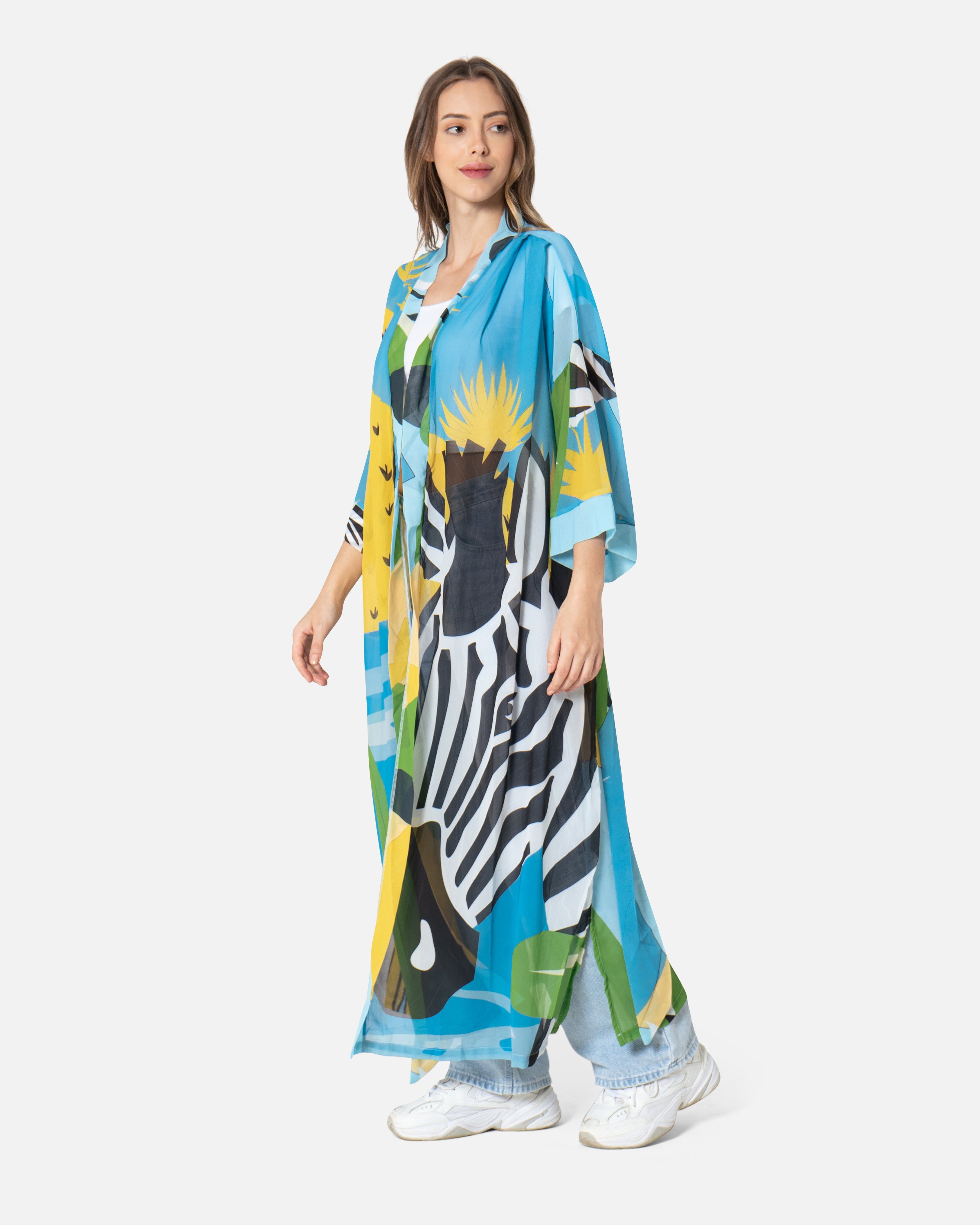 The Dazzle - Chiffon Kimono Kimono TheMakeovr 