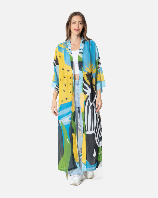 The Dazzle - Chiffon Kimono Kimono TheMakeovr 