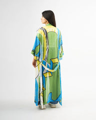 Greens - Chiffon Kimono Kimono TheMakeovr 